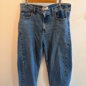 Abercrombie & Fitch Mid Rise Barrel Jean
